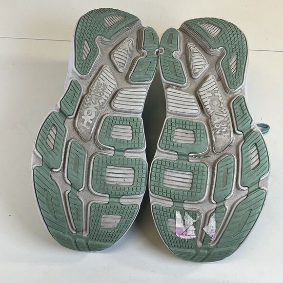 Hoka One One Bondi 7 Running Shoe Aquarelle Blue Green Teal Women’s Size 8 - Picture 7 of 10